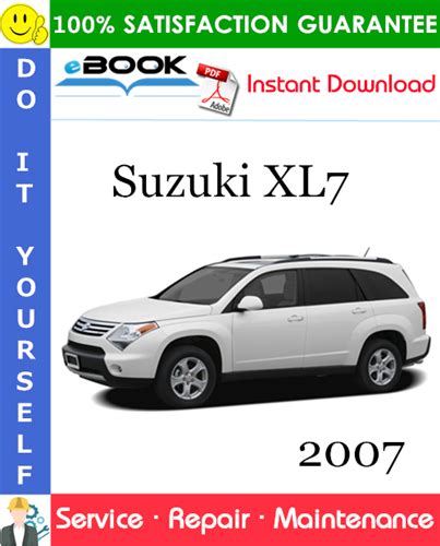 2007 Suzuki XL7 Service Repair Manual – PDF Download