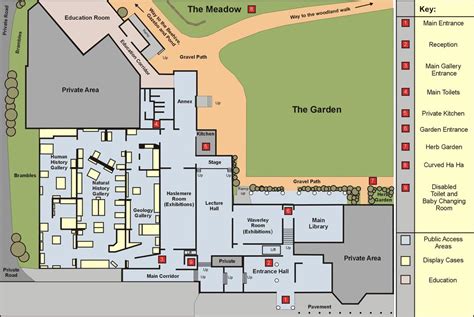 Museum Floor Map Chicago Blueprint