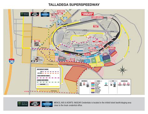 MENCS & NGOTS - Full Weekend Schedule & Track Map - Talladega ...