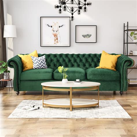 20+ Emerald Green Sofa Living Room Ideas - HMDCRTN