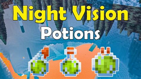 How To Make Night Vision Potion in Minecraft (EVERY Night Vision Recipe ...