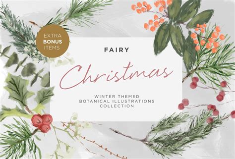 Fairy Christmas Illustration Clipart | Graphics ~ Creative Market