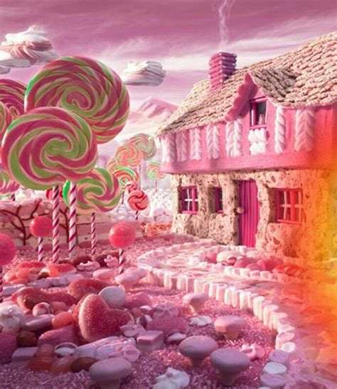 Candy Land | Candyland, Fantasy landscape, Candy house