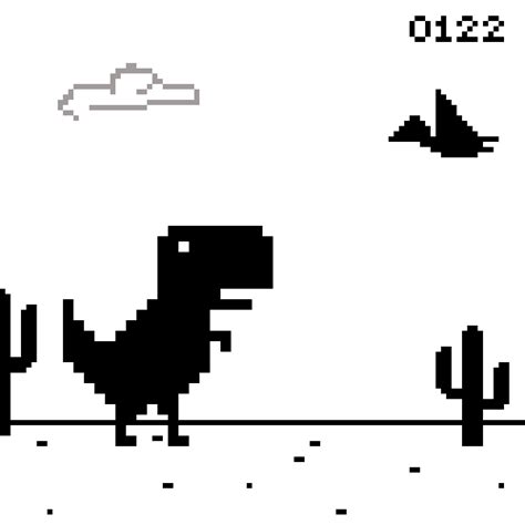 Pixilart - Google Dinosaur Game by Phoenix101