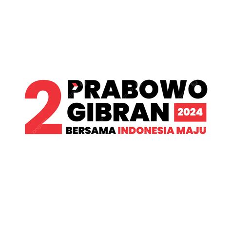 Prabowo Gibran Logo Vector, Presidential Candidate Prabowo, Prabowo ...