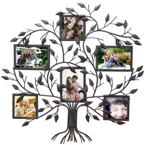 AdecoTrading 6 Opening Decorative Family Tree Wall Hanging Collage ...