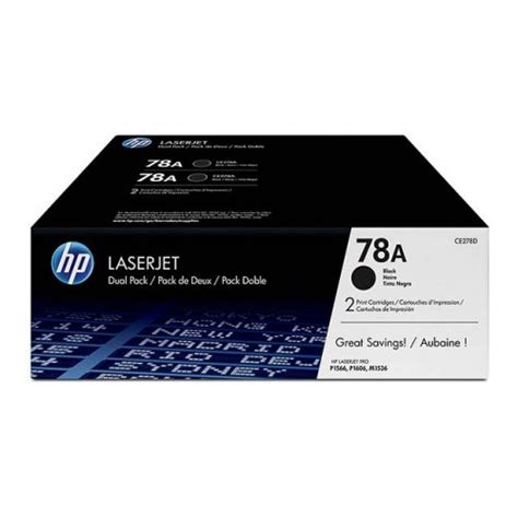 HP toner cartridge twin pack black (CE278AD, 78A) order online