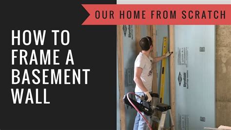 How to Frame a Basement Wall - YouTube