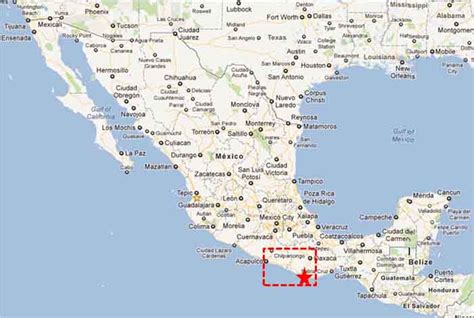 Biblioteca troncal Alentar Oponerse a mapa de puerto escondido oaxaca ...