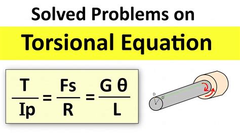 Torsion: Torque, Power, Angle of Twist, Polar Moment of Inertia ...