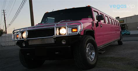 Stretch Pink Hummer Limo | Vegas VIP Limousine