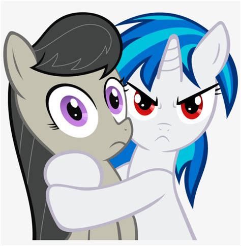 Angryhug - My Little Pony Vinyl Scratch And Octavia Transparent PNG ...