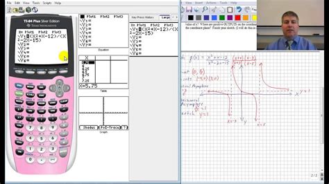 Rational Functions with Graphing Calculator - YouTube