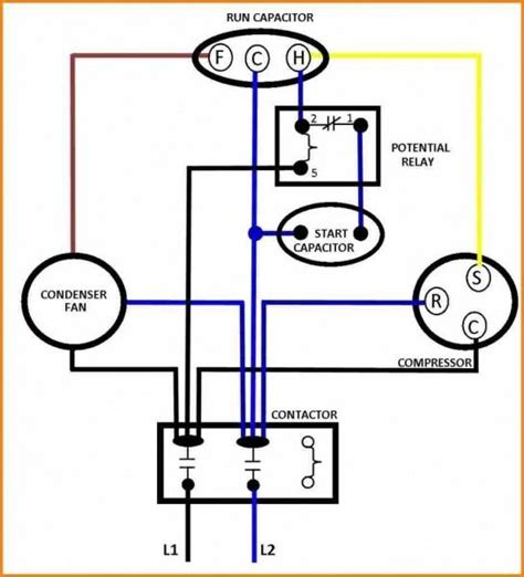 Dual Run Capacitor Wiring Diagram