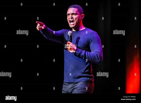 Trevor Noah Performs Stand-up comedy live on tour Stock Photo - Alamy