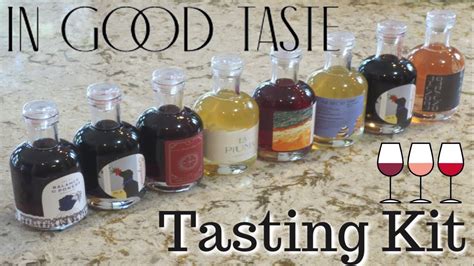 In Good Taste - Wine Tasting Kit! - Wine Technique