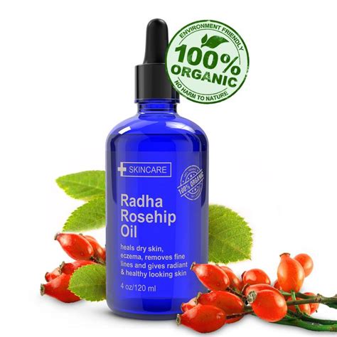 100% Pure Radha Rosehip Oil from Radha Beauty | Radha rosehip oil ...