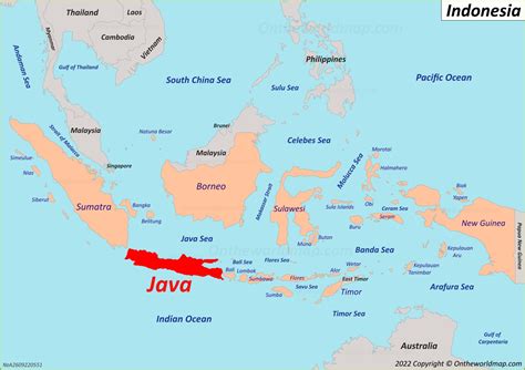 Java Sea Location