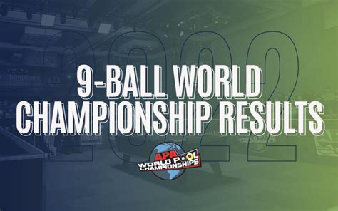 2022 9-Ball World Championship Results - American Poolplayers Association