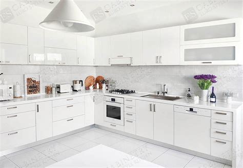 Modern White Gloss Kitchen Cabinets | Besto Blog