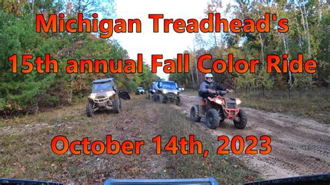 Michigan Treadhead 2023 Fall Color Ride - YouTube