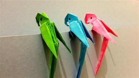 3+Free Origami Macaw | Sara Carbonero