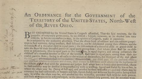 Northwest Ordinance: Landmark 1787 Law Set the Foundation - Building ...