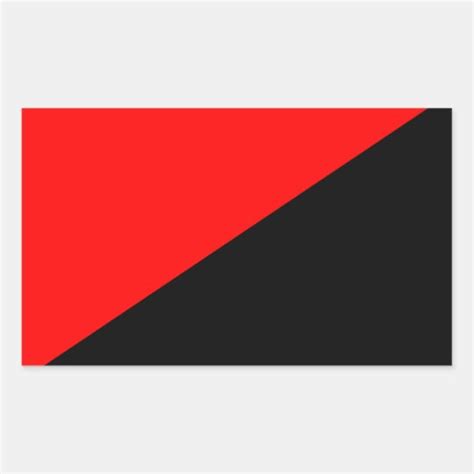 Anarcho-Syndicalist Flag Sticker | Zazzle.com