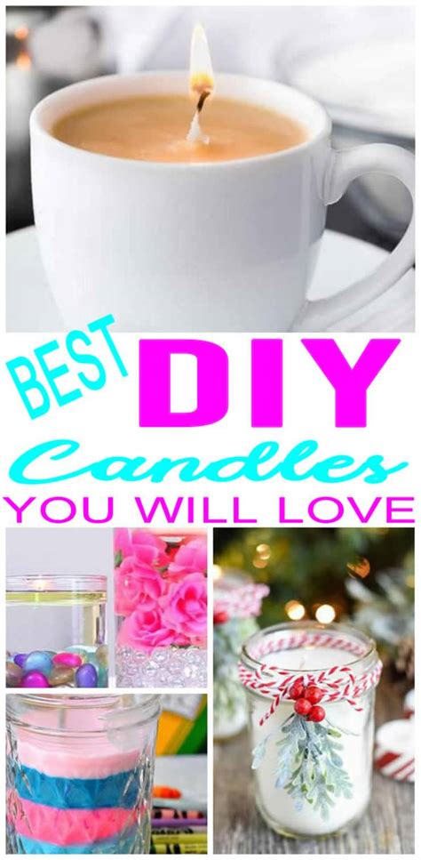 AMAZING DIY Candles! BEST Candle Making Ideas - EASY Homemade Recipes ...