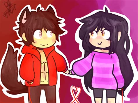 Aaron And Aphmau by thewierdoyaoilover Aphmau Characters, Minecraft ...