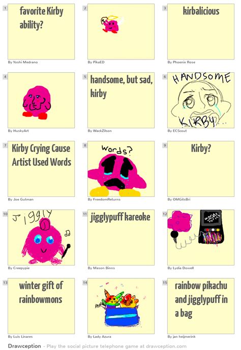 favorite Kirby ability? - Drawception