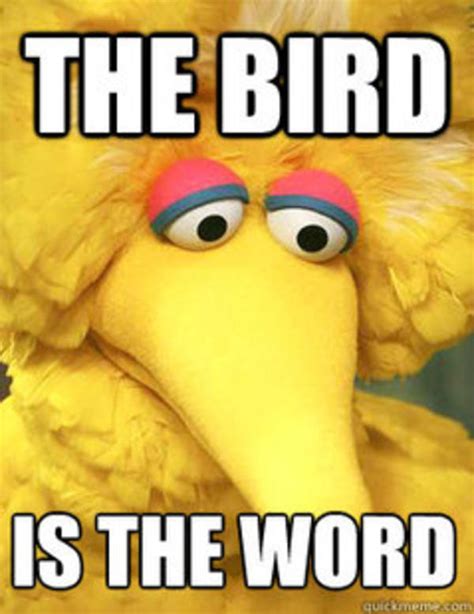 The Bird is the Word | Fired Big Bird / Mitt Romney Hates Big Bird ...