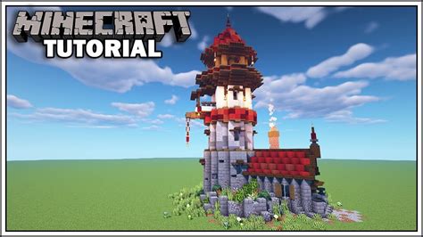 Minecraft Tutorial - How to Build a Wizard Tower | Minecraft tutorial ...