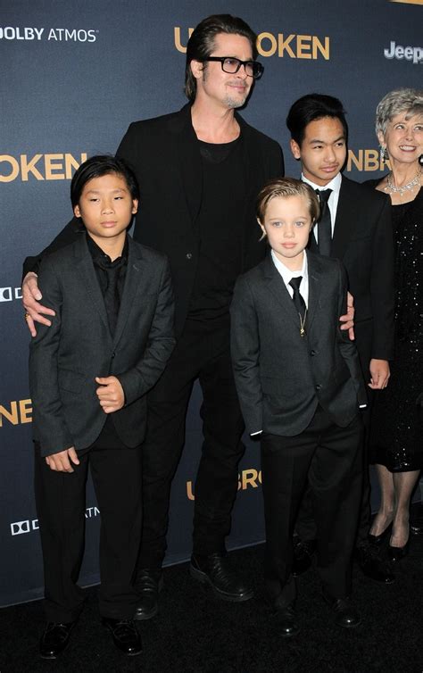 Brad Pitt and His Kids All Wore Suits to the Unbroken Premiere 2014 ...