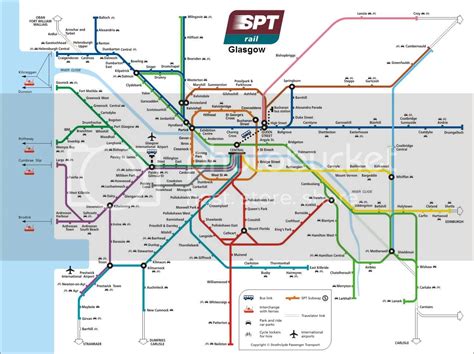 Mapa Metro Glasgow