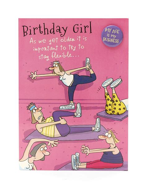 Buy UK GreetingsBirthday Card for Her/Friend - Yoga Design, Yellow ...