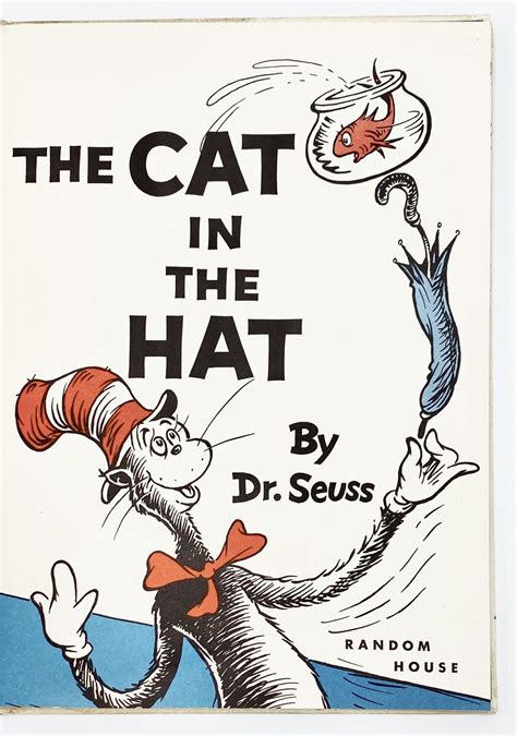 CAT IN THE HAT by Seuss, Dr: (1957) | Type Punch Matrix