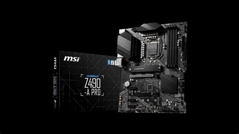 MSI Z490-A PRO Motherboard Unboxing and Overview - YouTube