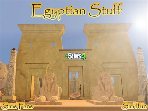 The Sims 4 Egyptian Themed CC - All Sims CC