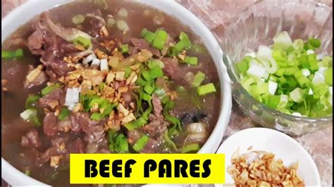 BEEF PARES kanto style - YouTube