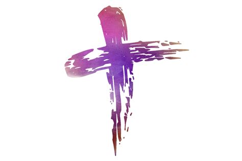 Lent clipart purple easter cross, Lent purple easter cross Transparent ...