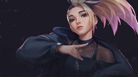 K/DA Akali The Baddest Skin League of Legends 4K Wallpaper - Download ...