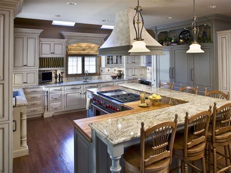 Kitchen Island With Granite Top And Breakfast Bar - Foter