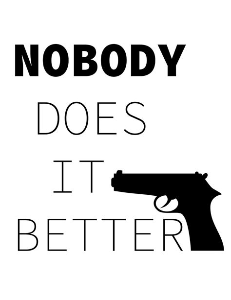 Nobody Does It Better James Bond Quote Digital Download - Etsy