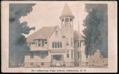 Aerial view Edmeston Central School on North Street 1960's | Aerial ...