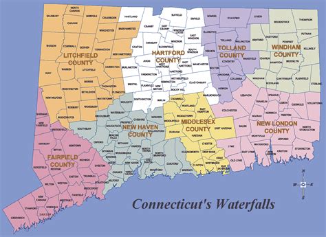 Printable Map Of Ct Towns