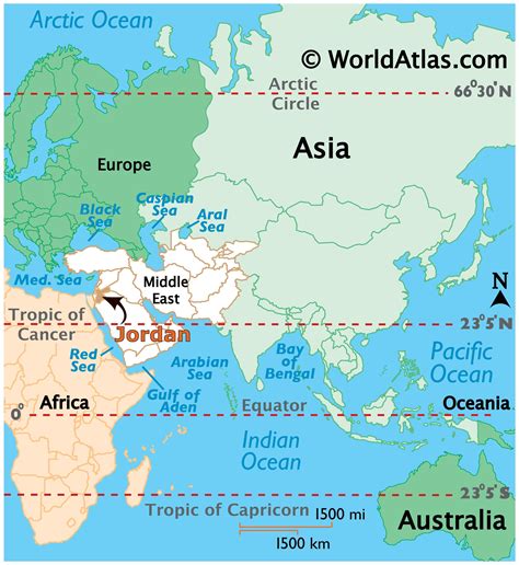 Jordan Map / Geography of Jordan / Map of Jordan - Worldatlas.com