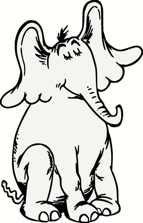 Free Horton Cliparts, Download Free ... | Dr seuss coloring sheet, Zoo ...