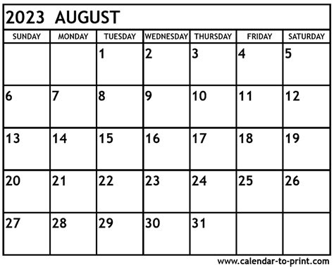 Printable Calendar July And August 2023 - PELAJARAN