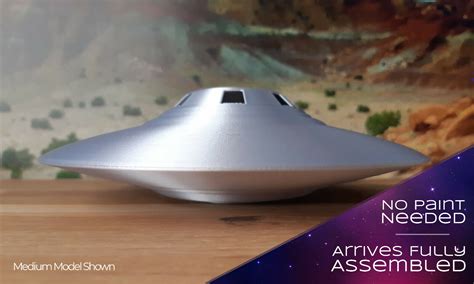 Bob Lazar Inspired UFO Model S4/Area 51 - Retro / Sci Fi / Geek Gift ...